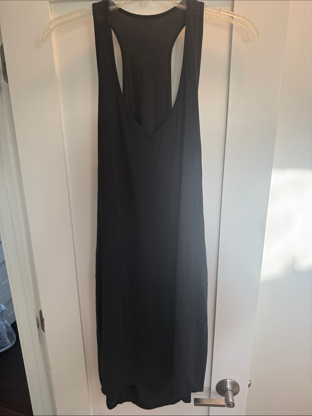 Lululemon Draped low cut front Tank Dress. Super light weight